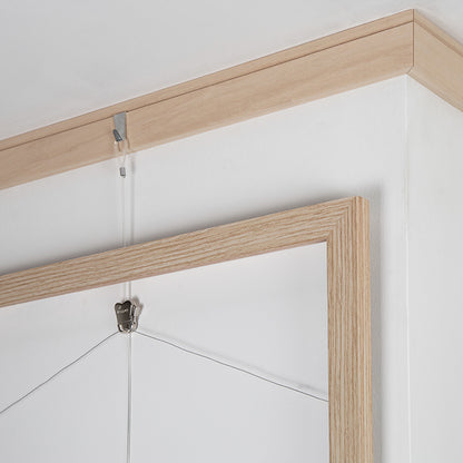 STAS riva, riel para colgar cuadros de madera que no se deforma ni astilla.