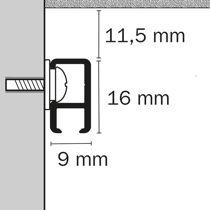 STAS minirail (150 cm): ideal para quienes buscan barras para colgar cuadros de calidad.
