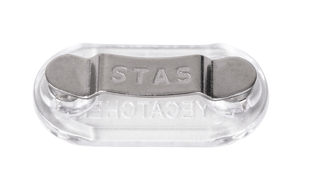 STAS eyecatcher chrome - colgador para gafas | pinza para gafas - Conjunto de 2 piezas con envío gratis