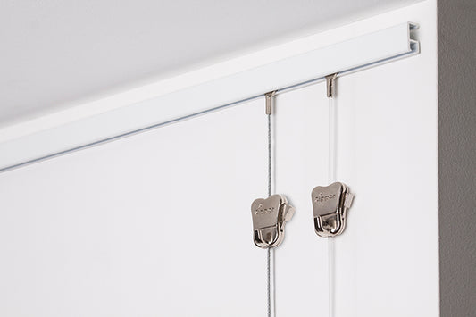 STAS minirail wit +staal perlon +zipper