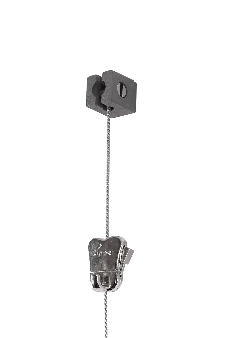 STAS qubic con cordón 150 cm es versátil para montaje en techo o pared.